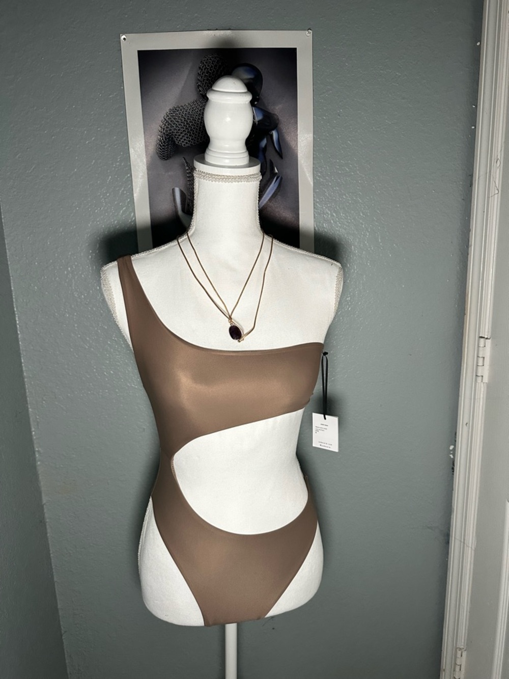 JADE Swim Nude Luna One-Piece Swimsuit